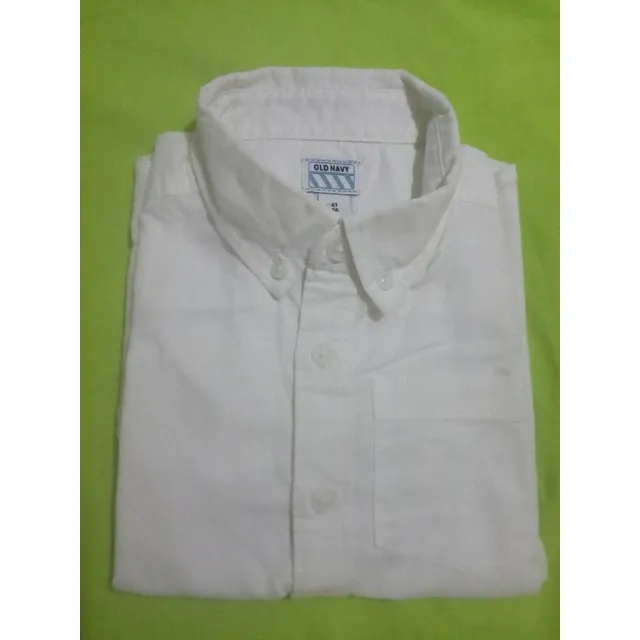 Camisa Blanca Talla 4 Manga Corta Nueva