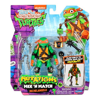 As Tartarugas Ninja Boneco Michelangelo Mutations Acessórios As Tartarugas Ninja Boneco Michelangelo Mutations Acessórios