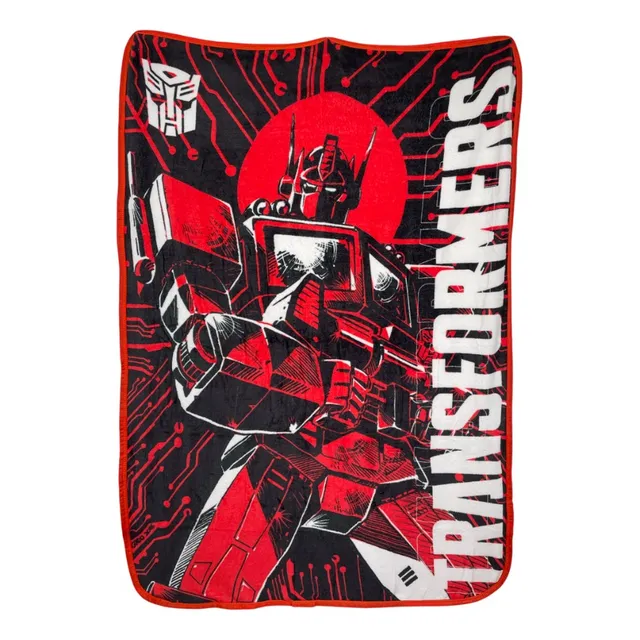 Frazada Cobija Transformers Optimus Prime 117 X 152 Cm