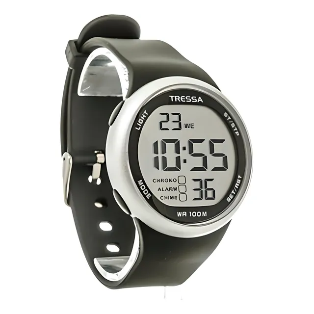 Reloj Tressa Frankie Hombre Digital Crono Luz Wr 100 Mts