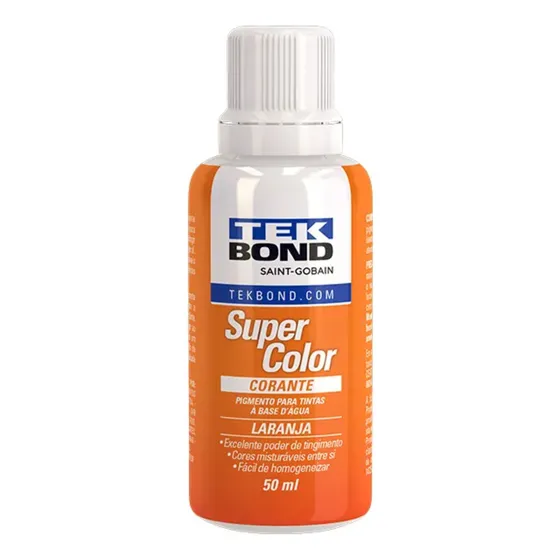 Corante Liquido P/ Tinta De Parede Pigmento Bisnaga Tek Bond