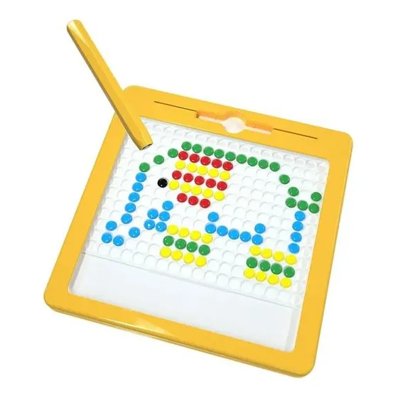 Puzzle Mosaico Magnetico Con Lapiz De 100 Piezas Didactico