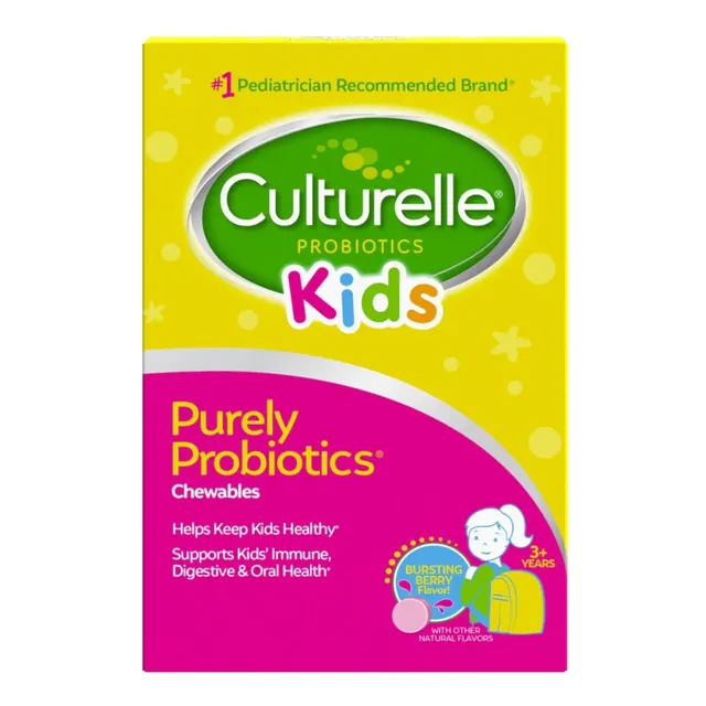 Probiótico Niños 5 Billones 60 Tabs Masticables Culturelle