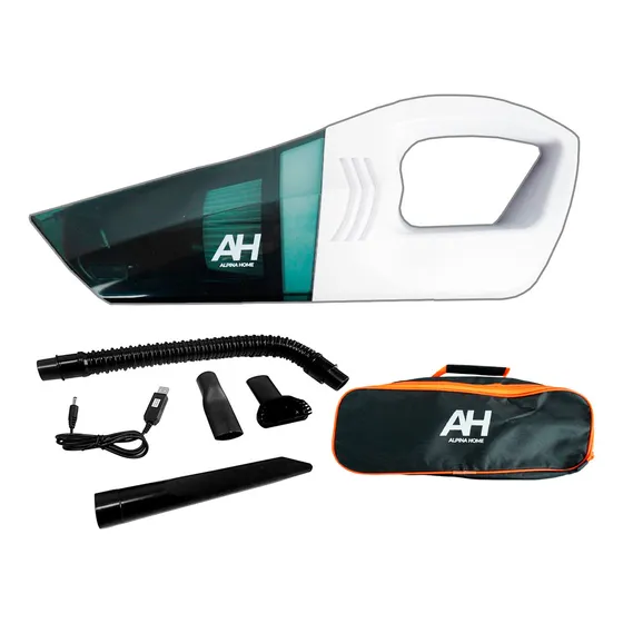 Aspiradora Inalambrica De Mano 120w 7000 Pa Recargable Alpina Mz5240 Blanco