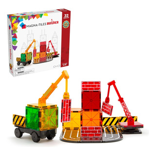 Juego De Construcción Magnético De 32 Piezas Magna-tiles... Juego De Construcción Magnético De 32 Piezas Magna-tiles...