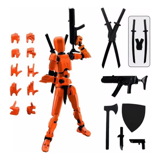 Figura De Acción Ensamblada (dummy 13) Armas Deadpool