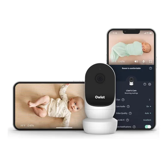 Monitor De Vídeo Inteligente Para Bebés Owlet Cam Con Visión