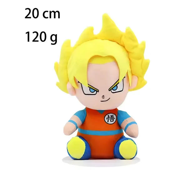 Peluche Gokú Dragón Ball Mide 20 Cm Somos Tienda Física