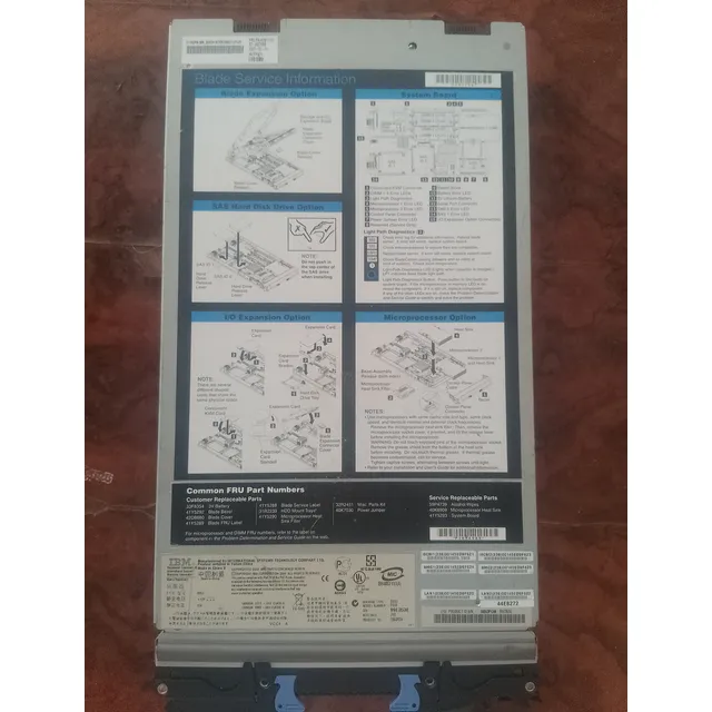 Blade Service Información  Ibm