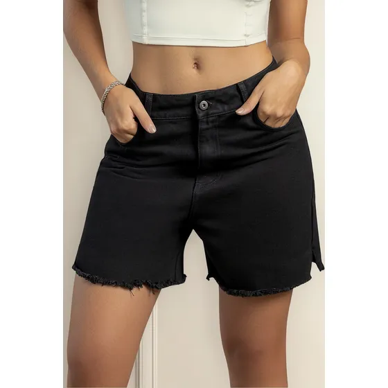 Bermuda Mujer Negro Atypical 104599
