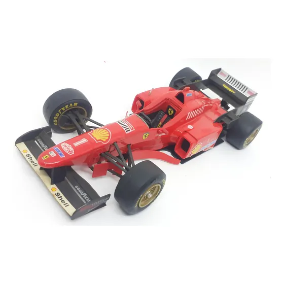 Miniatura Ferrari F310 Michael Schumacher 1996 Shell Detalhe