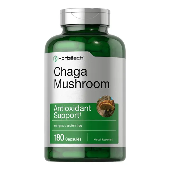 Suplemento Horbaach Chaga En Cápsulas De 180 Unidades