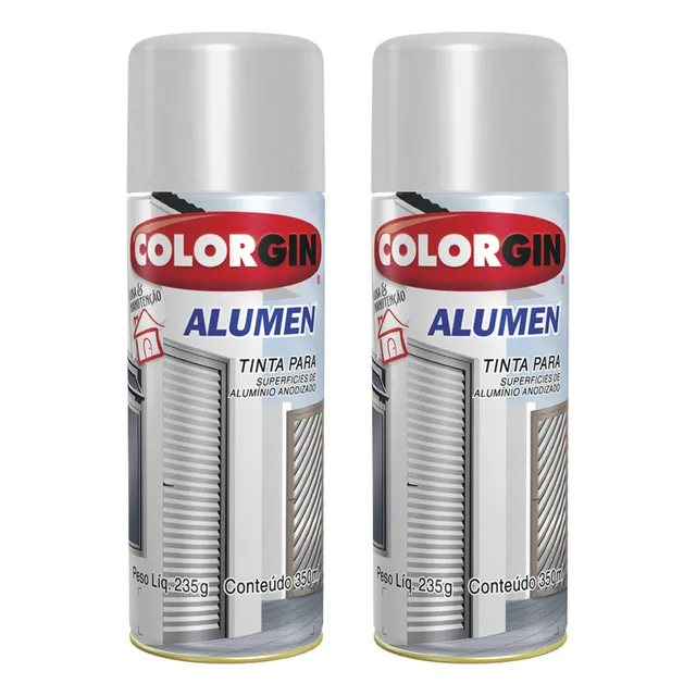 Kit 2 Und Tinta Alumen Metálico Fosco Brilhante Spray Cores