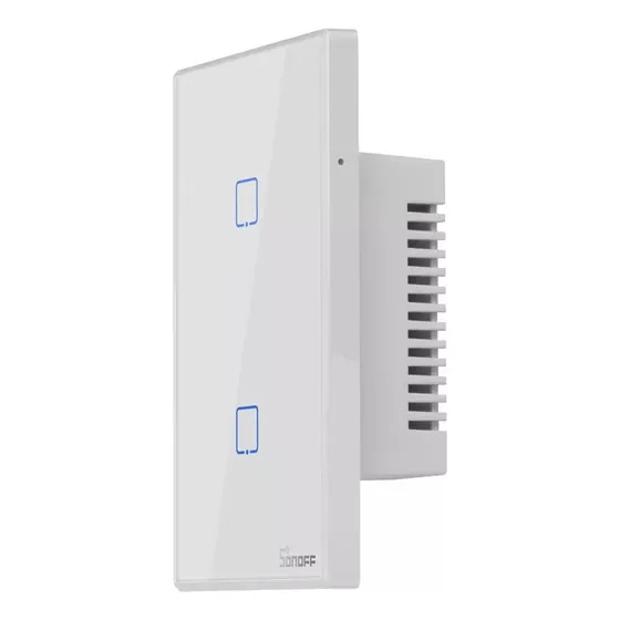 Domótica  Interruptor Táctil Doble Sonoff T2us
