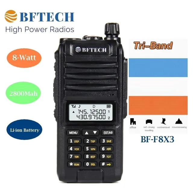 Radio Portátil Baofeng Bff8x3 Nueva Gen Baofeng Uv9r Plus 8w