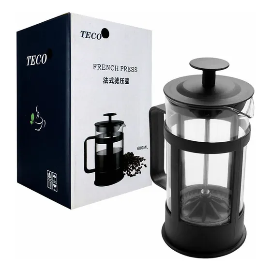 Cafetera Prensa Francesa De Vidrio 800ml