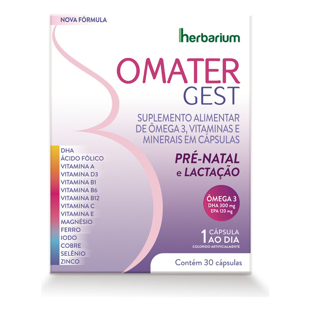 Omater Gest Suplemento Gestacional Omater Gest Suplemento Gestacional