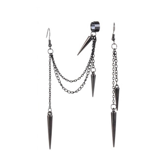 Aretes Picos Cadena Larga Punk Góticos Dark Aretes Picos Cadena Larga Punk Góticos Dark