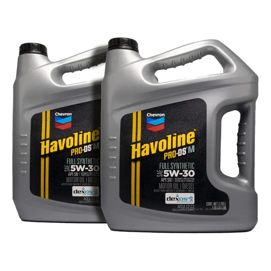 Havoline 5w30 Sintetico / Gasolina-diesel / 2 Galónes