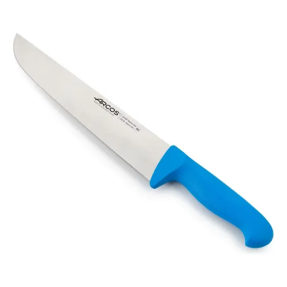 Cuchillo Carnicero Arcos Serie 2900 25cm Azul Profesional