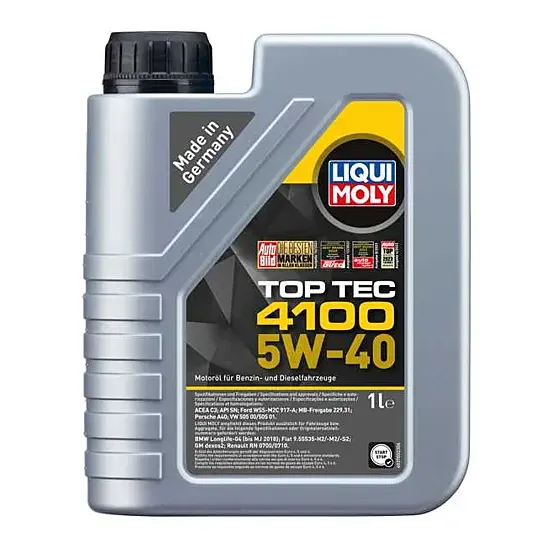 Aceite para motor Liqui Moly sintético 5W-40 para auto\u002Fcamioneta de 1 unidad x 1L | Cuotas sin interés