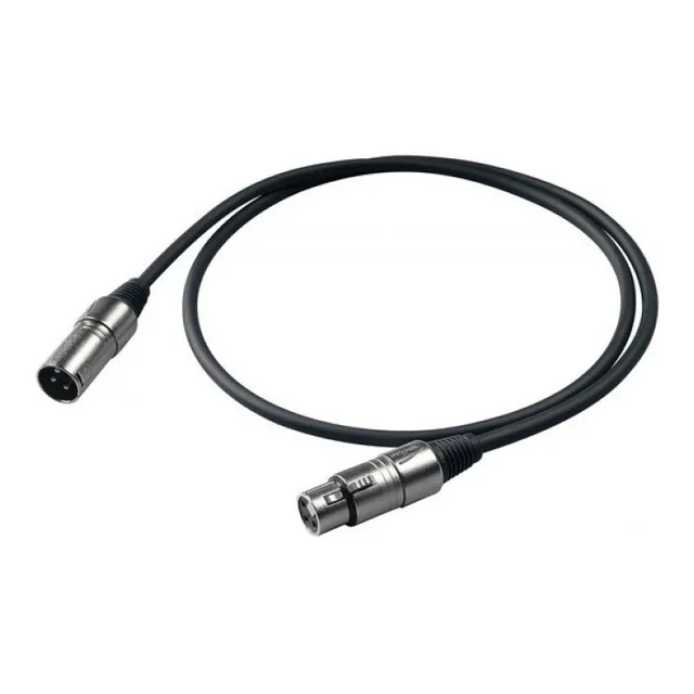 Cable Micrófono Proel Bulk250lu05 0.5mts Xlr- Xlr