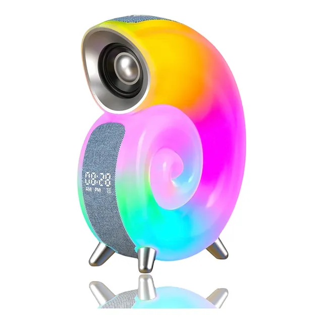 Bocina Bluetooth Con Despertador Digital Inteligente Lámpara