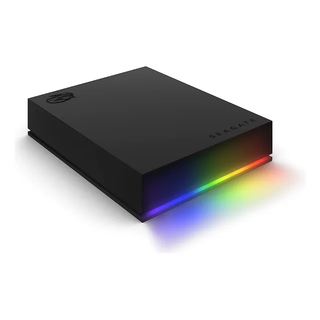 Disco Duro Externo Seagate Firecuda Gaming 5tb Rgb Negro