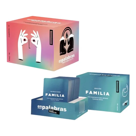 Combo Juego Cartas Desconectados En Palabras + Familia