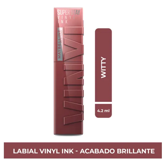 Labial Liquido Super Stay Vinyl Ink Witty Maybelline 4.2ml