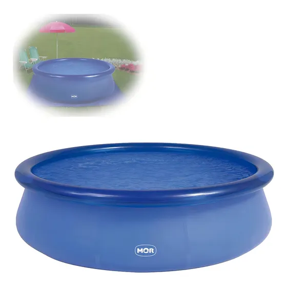 Piscina Redonda 2400 Litros Inflavel Piscina Mor Inflavel Cor Azul