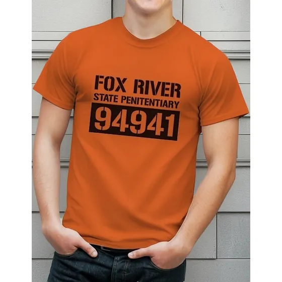 Playera Para Hombre Serie Prison Break Fox River