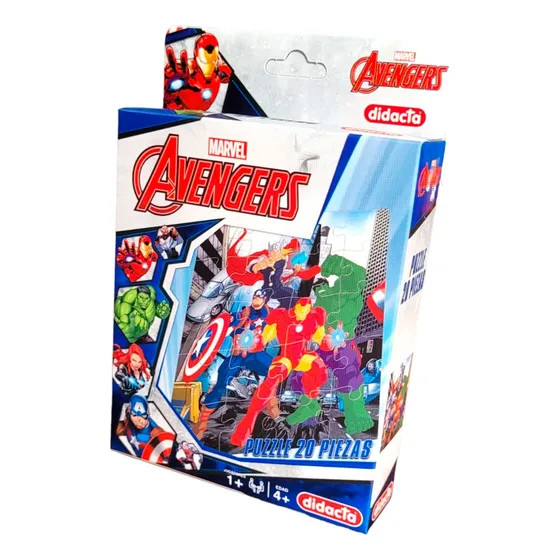 Puzzle Avengers 20 Piezas - Didacta - Vamos A Jugar