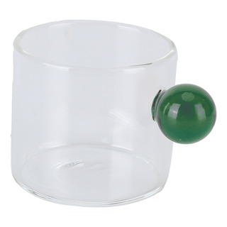 Taza De Café De Vidrio Verde, Transparente, Resistente Al Ca Taza De Café De Vidrio Verde, Transparente, Resistente Al Ca