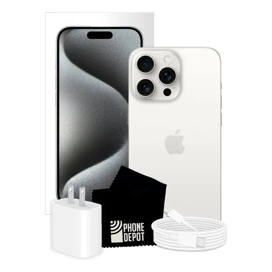 Apple iPhone 15 Pro Max 512 Gb Titanio Blanco Esim Con Caja Original