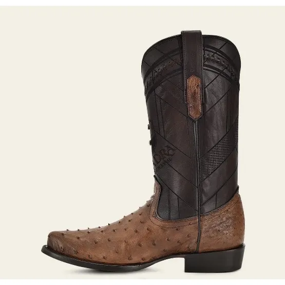 Bota Vaquera Cuadra De Avestruz Tadicional Caballero