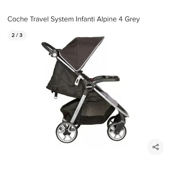 Conche Infanti Travel System Alpine 4 Usado