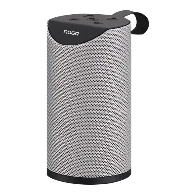 PARLANTE INALAMBRICO PORTATIL BLUETOOTH MANOS LIBRE NOGA NG-PK08GR COLOR GRIS