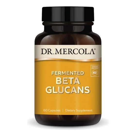 Suplemento Dr. Mercola Beta Glucanos Fermentados 60 Cápsulas