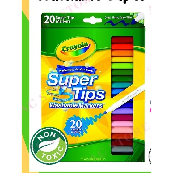 Marcadores Supertips Crayola 20 Colores