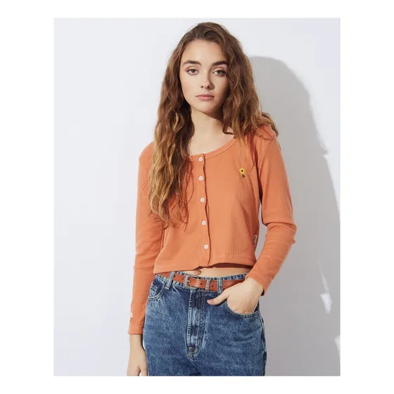 Cardigan De Mujer Grace Embroidery Wanama Oficial