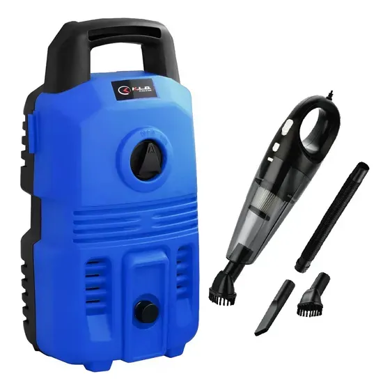 Hidrolavadora Kld 110bar 1300w + Aspiradora Auto Kld 12v