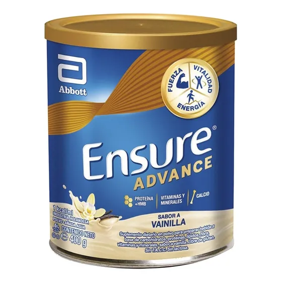 Suplemento en polvo Abbott Carbohidratos sabor vainilla x 400g
