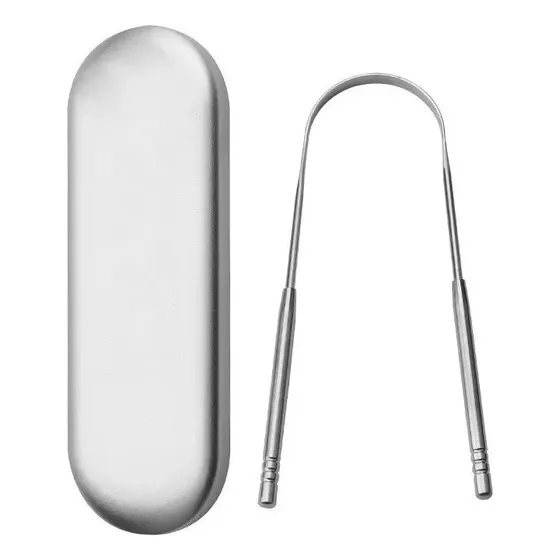 Limpiador Lengua Acero Con Estuche