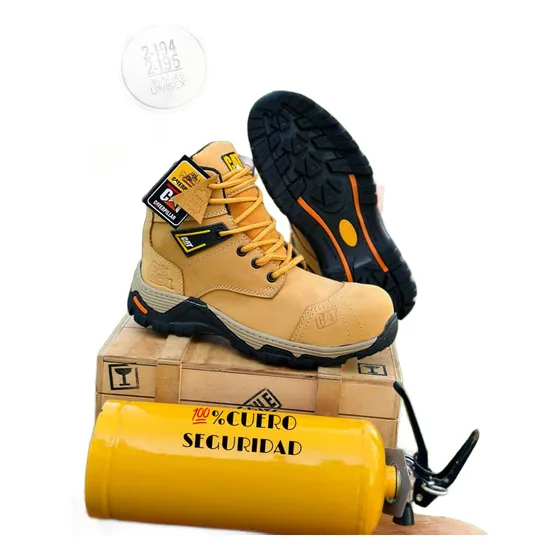 Botas De Seguridad Dama Y Caballero De Cuero, Dioelectrica