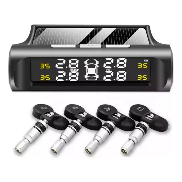 Sistema De Monitoreo De Neumáticos Tpms Para Automóvil Solar