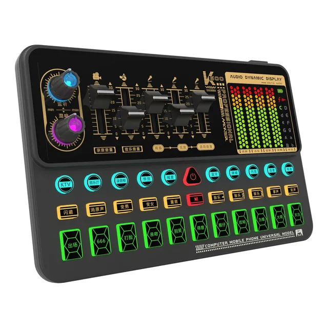 Muslady Sk500 - Cambiador De Voz Portátil Con Tarjeta De Son