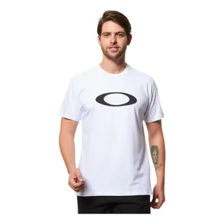 Oakley Camiseta Masculina Mod O-ellipse Tee Oakley White Logomarca Gg Liso