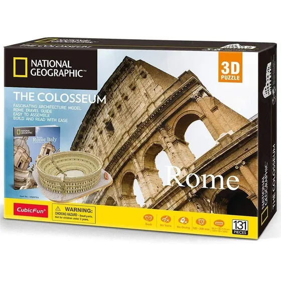 Rompecabezas Puzzle 3d The Colosseum El Coliseo Romano