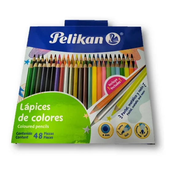 Lapices De Color Pelikan Con 48 Piezas